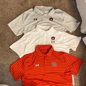 Auburn Under Armor Polos NEW - XL